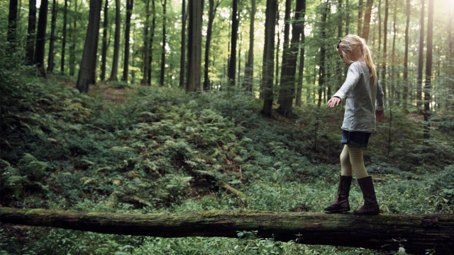 Jente i skogen